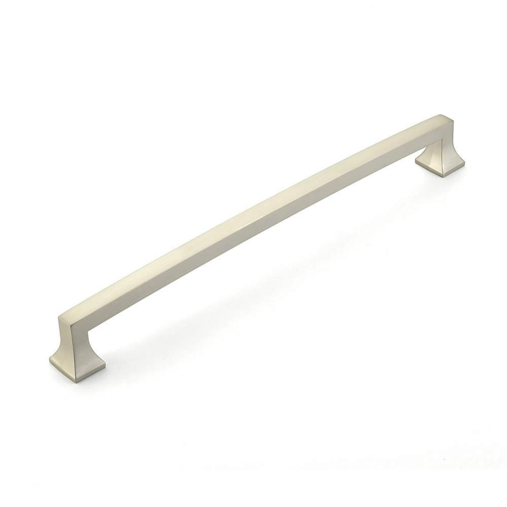 Back to Back, Appliance Pull, Arched, Satin Nickel, 15'' cc