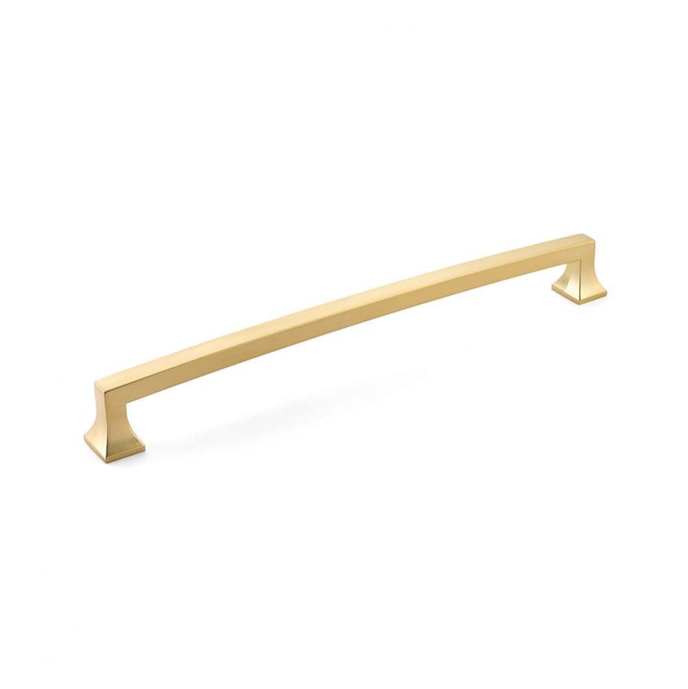 Concealed Surface, Appliance Pull, Arched, Signature Satin Brass, 15'' cc