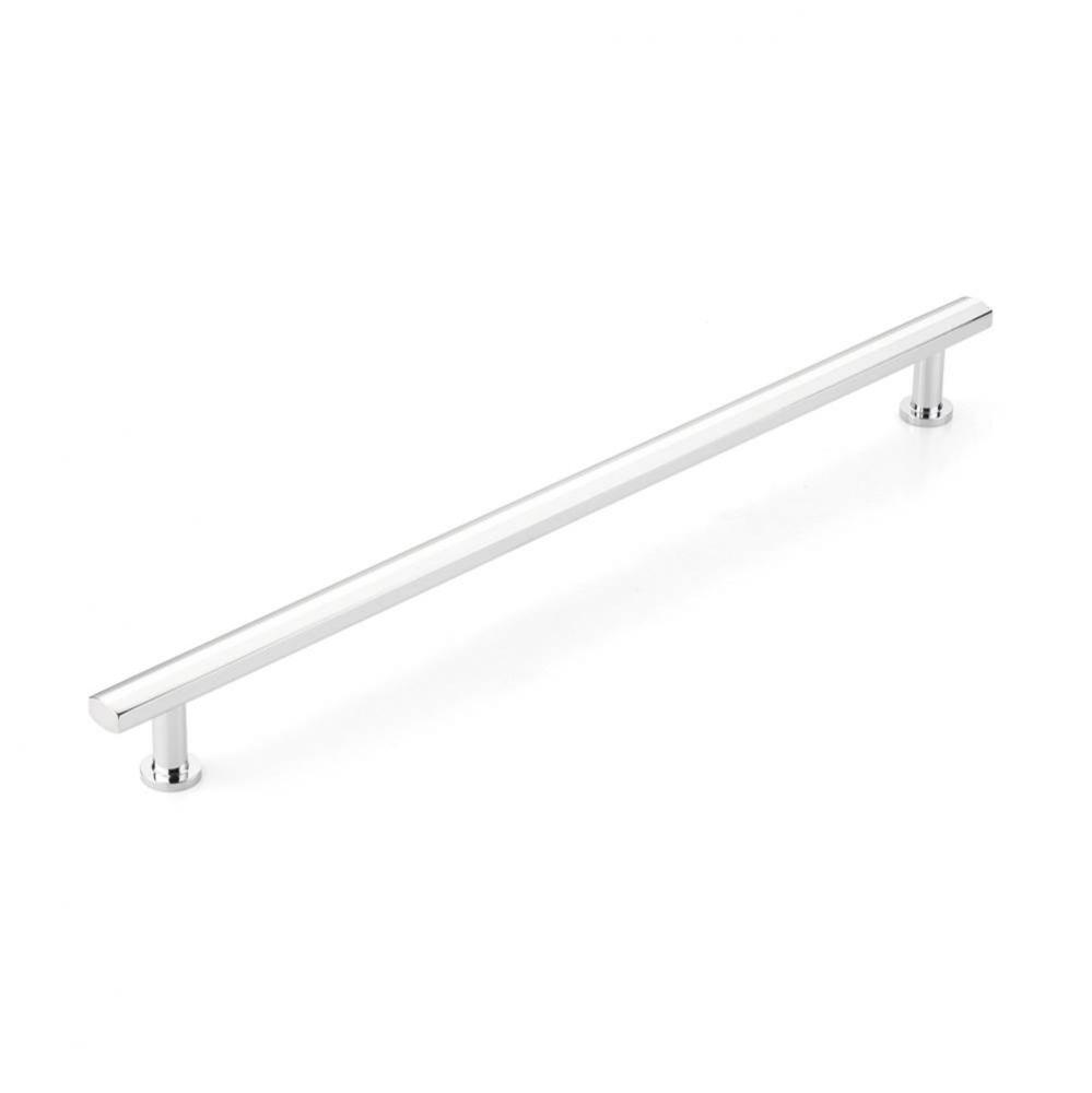 Appliance Pull, Polished Chrome, 18'' cc