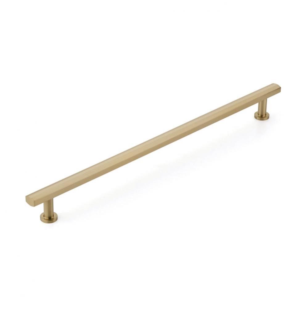 Appliance Pull, Signature Satin Brass, 18'' cc