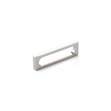 Schaub and Company 10032-PN - Pull, Modern Oval Slot, Polished Nickel, 3-1/2'' cc