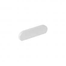 Schaub and Company 10041-MW - Pull, Modern Oval, Matte White, 3'' cc