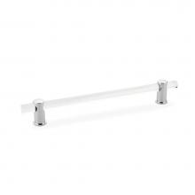 Schaub and Company 408-26 - Pull, Adjustable clear Acrylic, Polished Chrome, 8'' cc