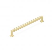 Schaub and Company 478-SB - Pull, Satin Brass, 8'' cc