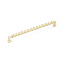 Schaub and Company BTB479-SB - Back to Back, Appliance Pull, Satin Brass, 15'' cc