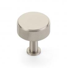 Schaub and Company 5002-BN - Pub House, Knob, Knurled, Brushed Nickel, 1-1/4'' cc