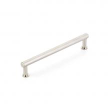 Schaub and Company 5006-PN - Pub House, Pull, Knurled, Polished Nickel, 6'' cc