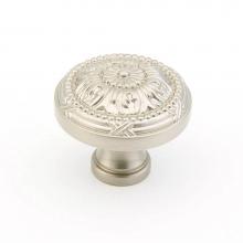 Schaub and Company 752-15 - Knob, Satin Nickel, 1-1/2'' dia