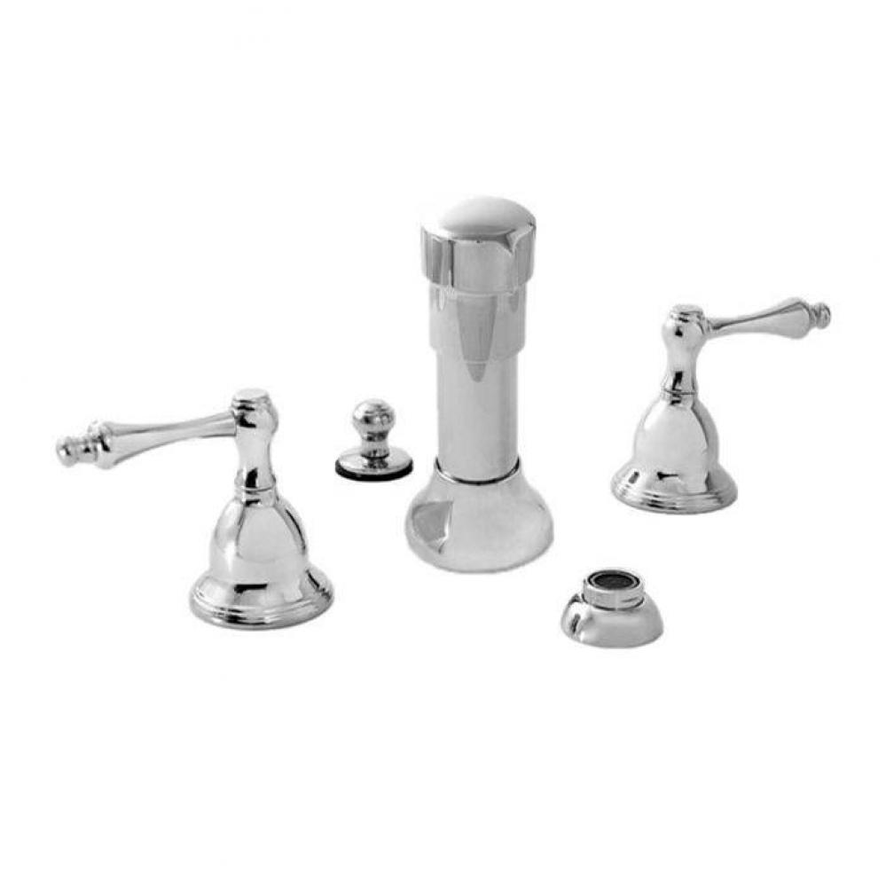 Bidet Set Complete MONTREAL UNCOATED POLISHED BRASS .33