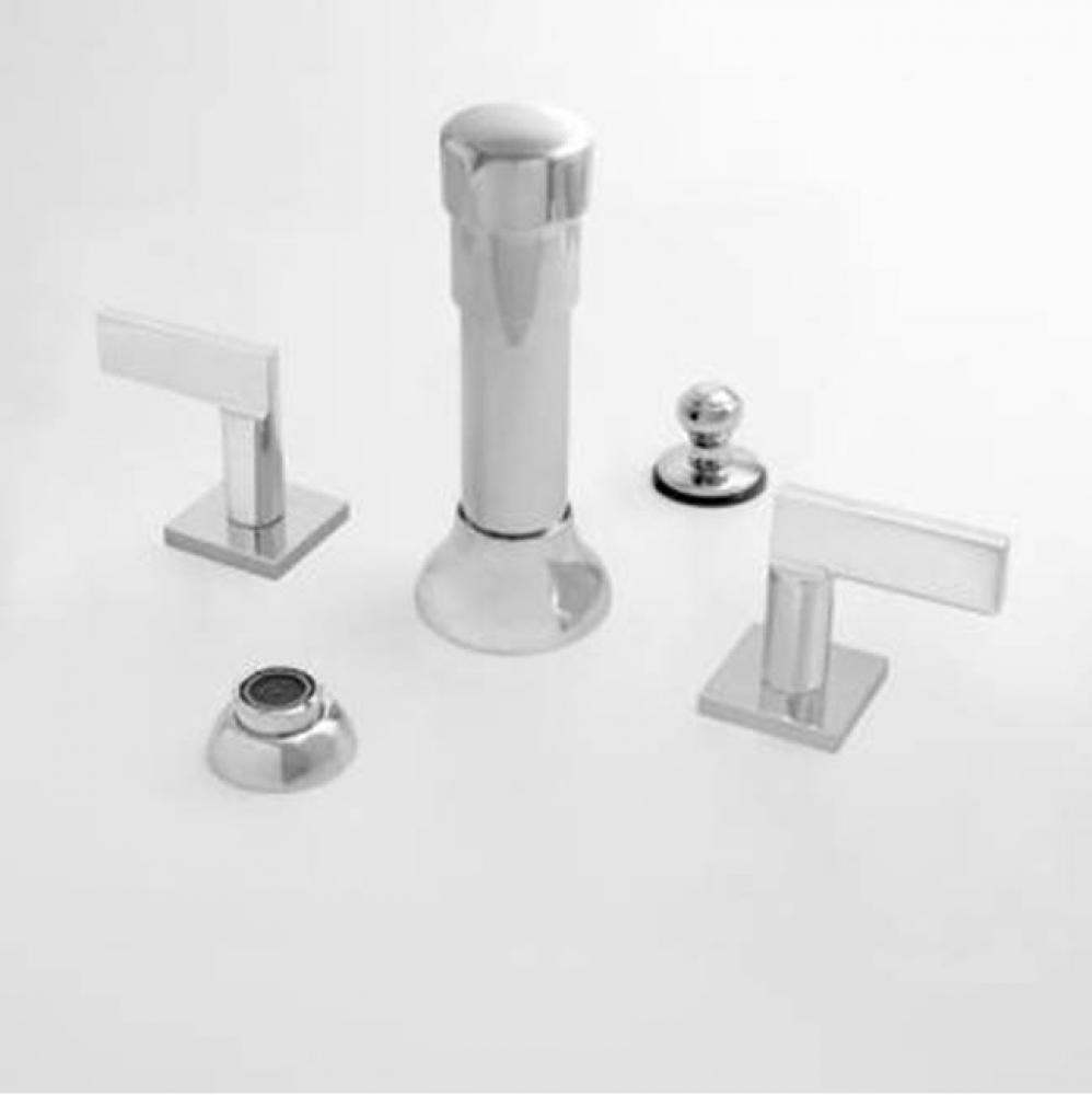 Bidet Set Complete STIXX UNCOATED POLISHED BRASS .33