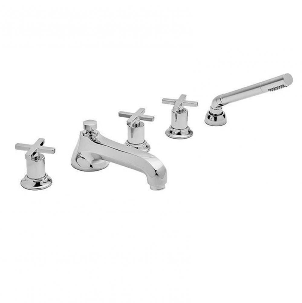 310 Tribeca-X Roman Tub Set Complete With Handheld, Chrome