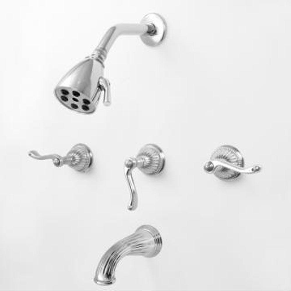 3200 Devon 3 Valve Deluxe Tub & Shower Set