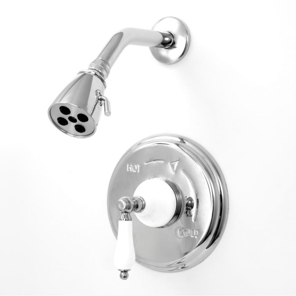 Pressure Balanced Shower Set W/New Hampton Complete