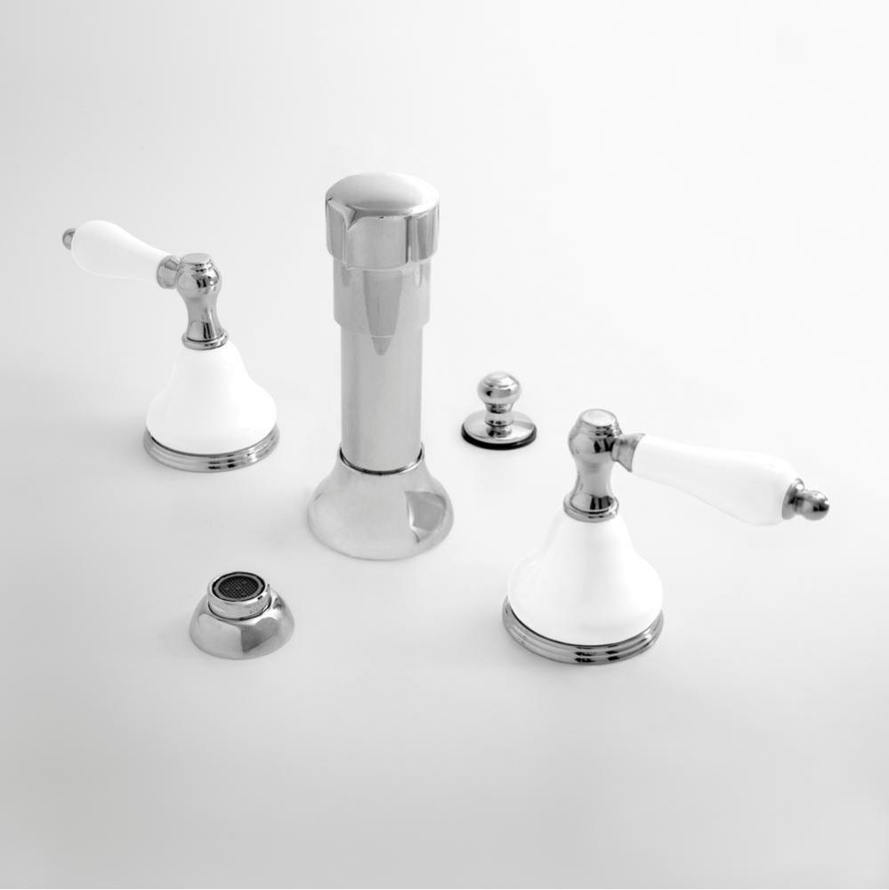 Bidet Set Complete NEW HAMPTON UNCOATED POLISHED BRASS .33