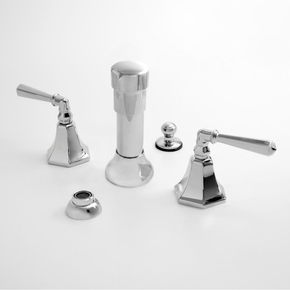 Bidet Set Complete VALENCIA UNCOATED POLISHED BRASS .33