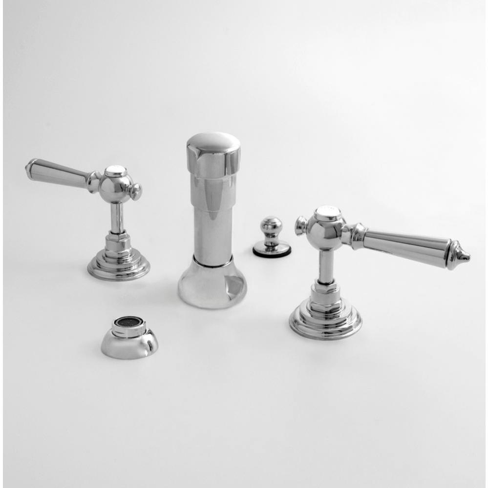 Bidet Set Complete ASCOT UNCOATED POLISHED BRASS .33