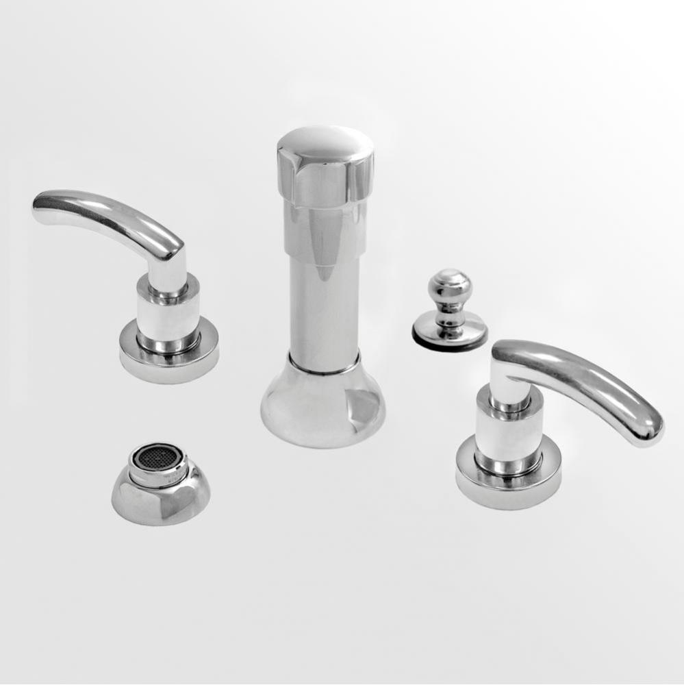 Bidet Set Complete PRANA UNCOATED POLISHED BRASS .33