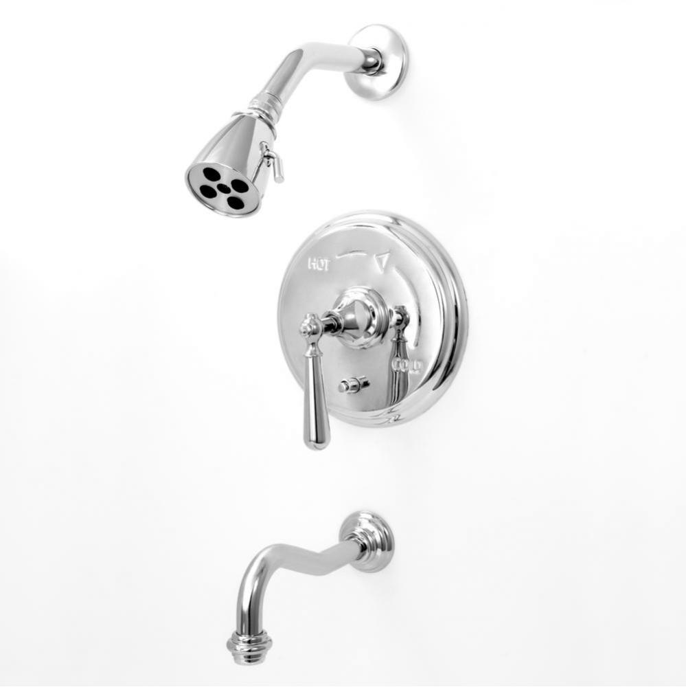 350 Loire Pressure Balanced Tub & Shower Set