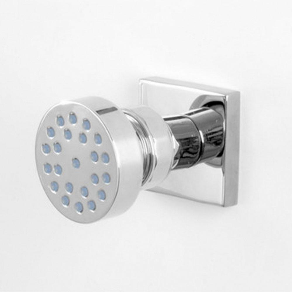 Round Body Spray w/Square Flange CHROME .26