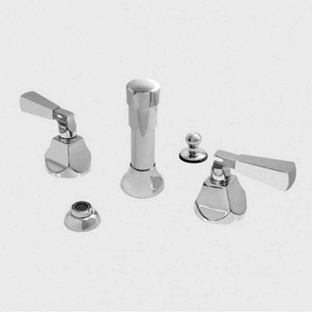 Bidet Set Complete HARLOW UNCOATED POLISHED BRASS .33