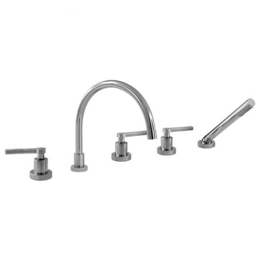 Roman Tub Set TRIM with Deckmount Handshower CARINA CHROME .26