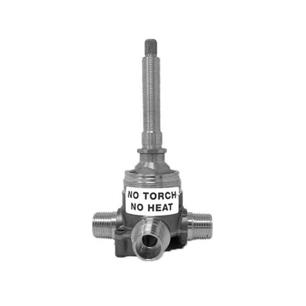 4 Port In-wall Diverter Valve, TRICKLE FLOW, 16PT