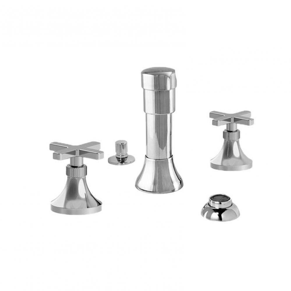 Bidet Set Complete STELLA-X UNCOATED POLISHED BRASS .33