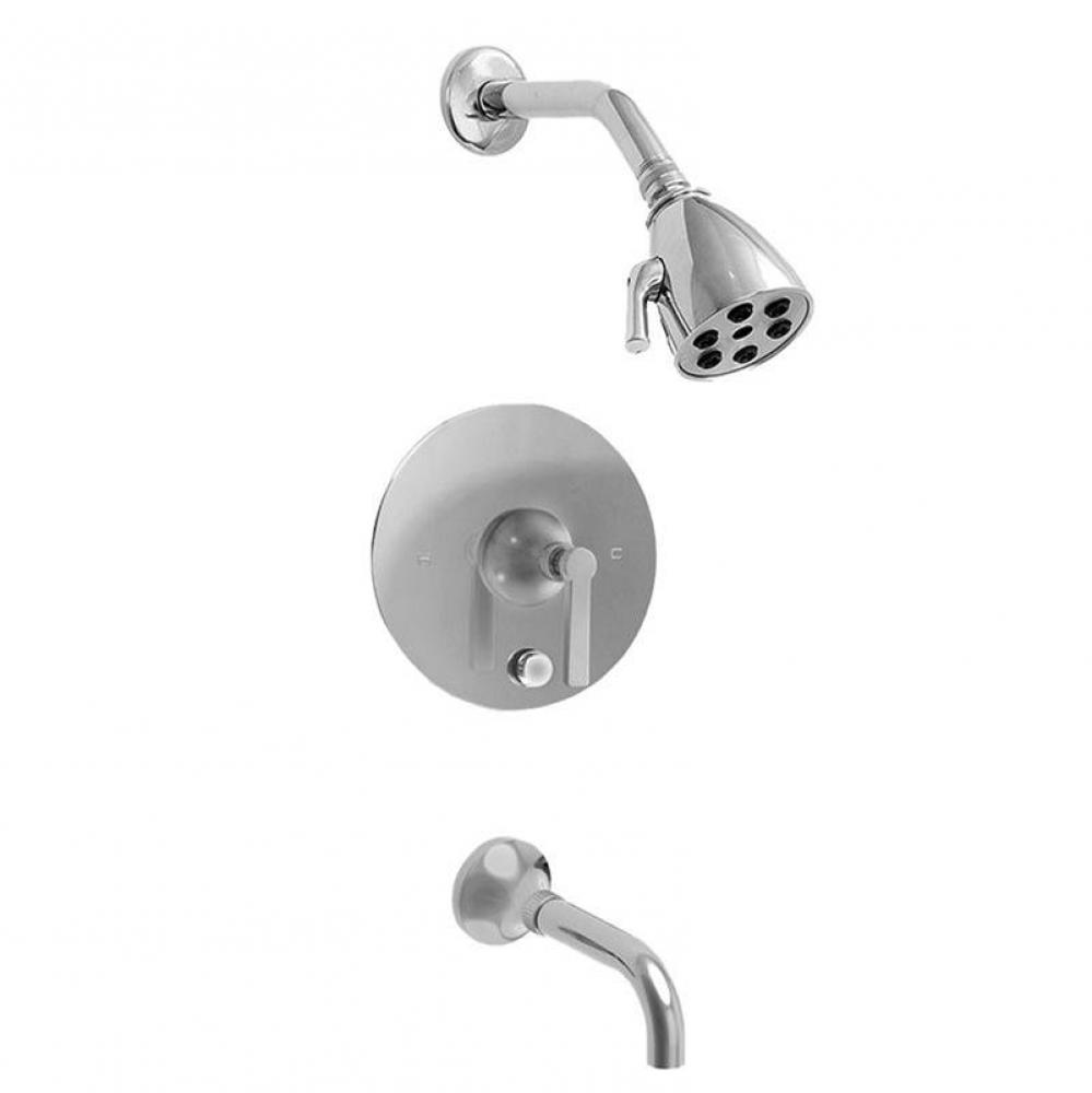 Pressure Balanced Tub & Shower Set Trim (Includes Haf And Wall Tub Spout) Capella Chrome .26