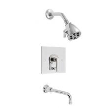 Sigma 1.312968.26 - 310 Tribeca Pressure Balanced Tub & Shower Set Complete, Chrome