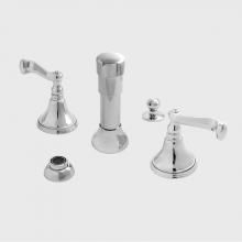 Sigma 1.000490.33 - Bidet Set Complete CHARLOTTE UNCOATED POLISHED BRASS .33