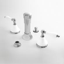 Sigma 1.004390.33 - Bidet Set Complete NEW HAMPTON UNCOATED POLISHED BRASS .33