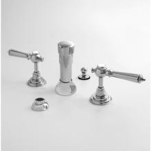 Sigma 1.007790.33 - Bidet Set Complete ASCOT UNCOATED POLISHED BRASS .33