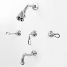 Sigma 1.356433.26 - 350 Bordeaux 3 Valve Tub & Shower Set