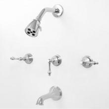 Sigma 1.400333.26 - 400 Lexington 3 Valve Tub & Shower Set