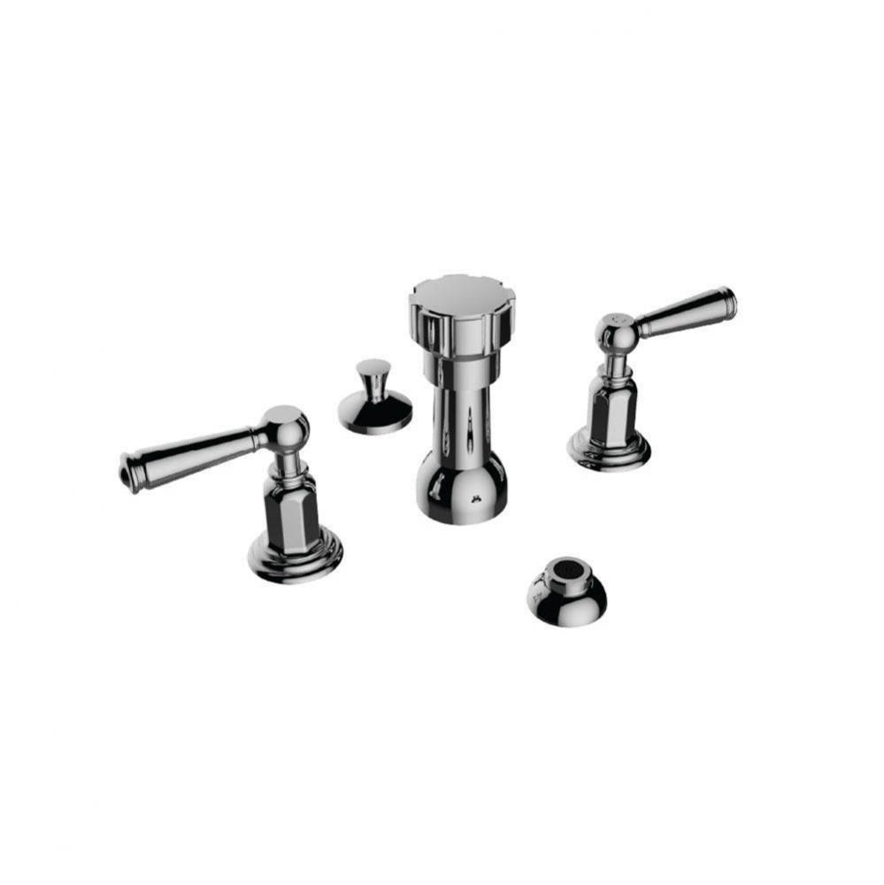 Bidet Widespread W/ Ep Handles (Includes Integral Vacuum Breaker, Aerated Spray, 1-1/4''