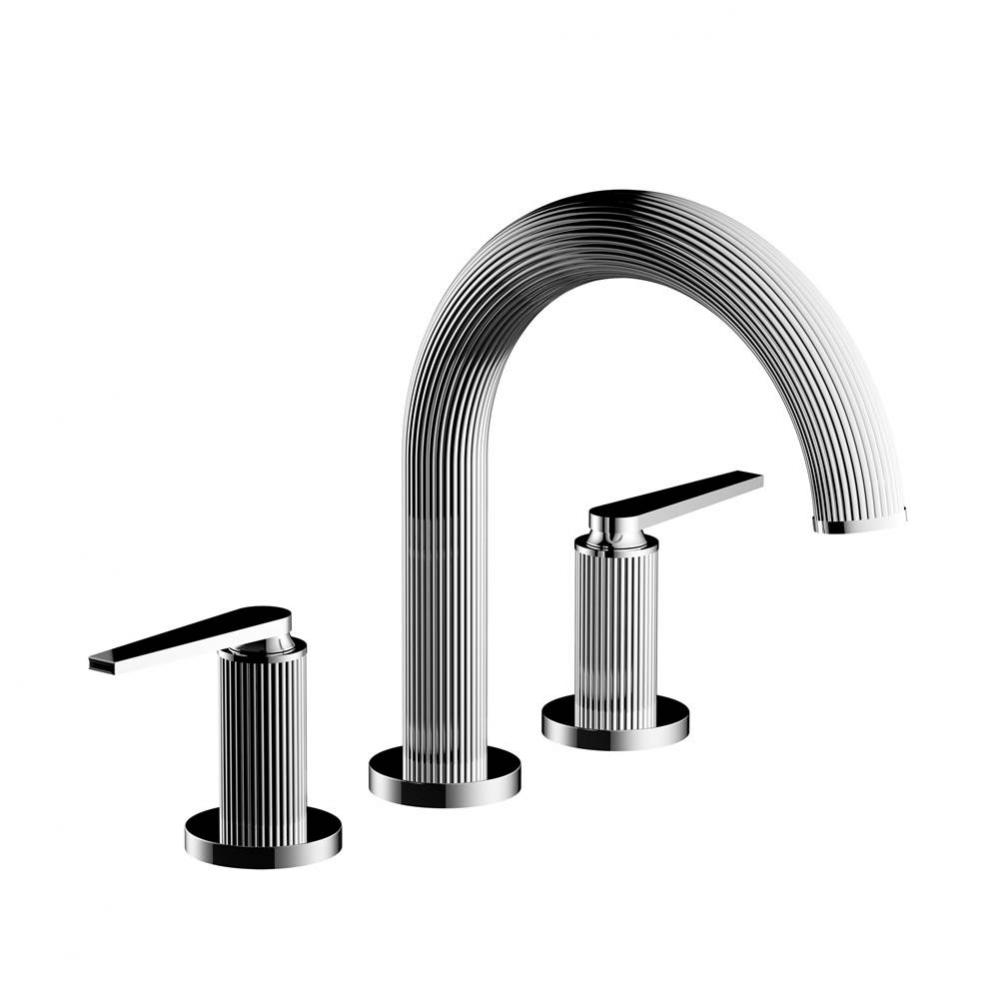 Roman Tub Filler Trim W/ Ho Handles - (Uses P0006 Valve)