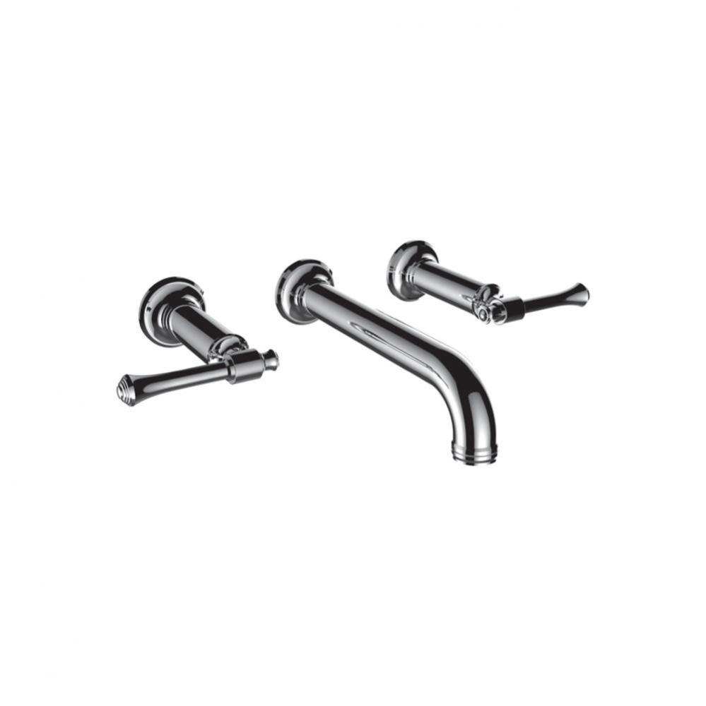 Wall Mount Lavatory Widespread - Trim Only W/ Pi Handles (Spout Cxc 7-3/4'') Valves Not