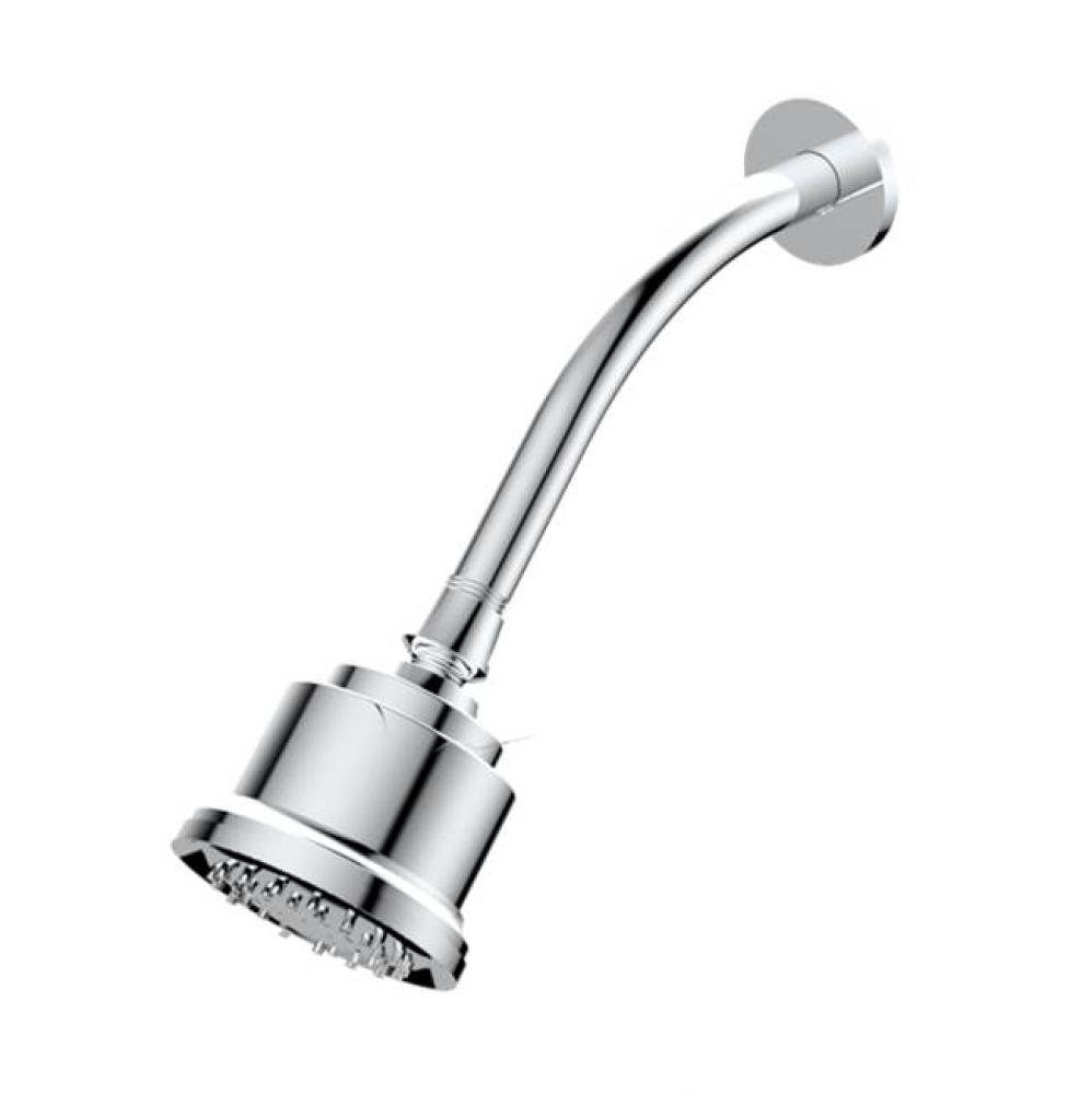 Multifunction Cylindrical Showerhead with Arm and Flange