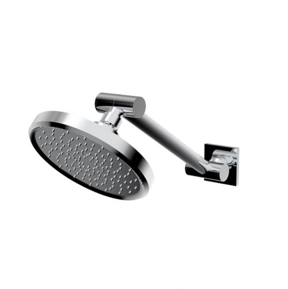 6'' Single Function Showerhead with Adjustable Arm and Flange