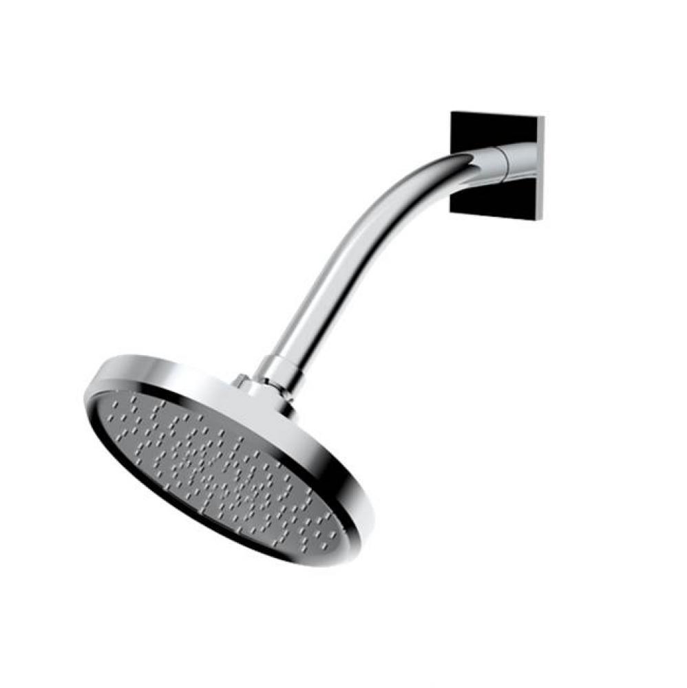 6'' Single Function Showerhead with Arm and Flange