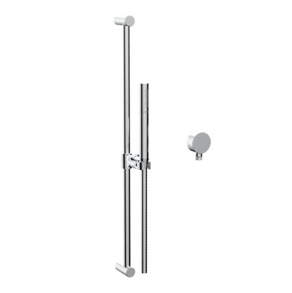 Hand Shower with Slide Bar and Supply Elbow