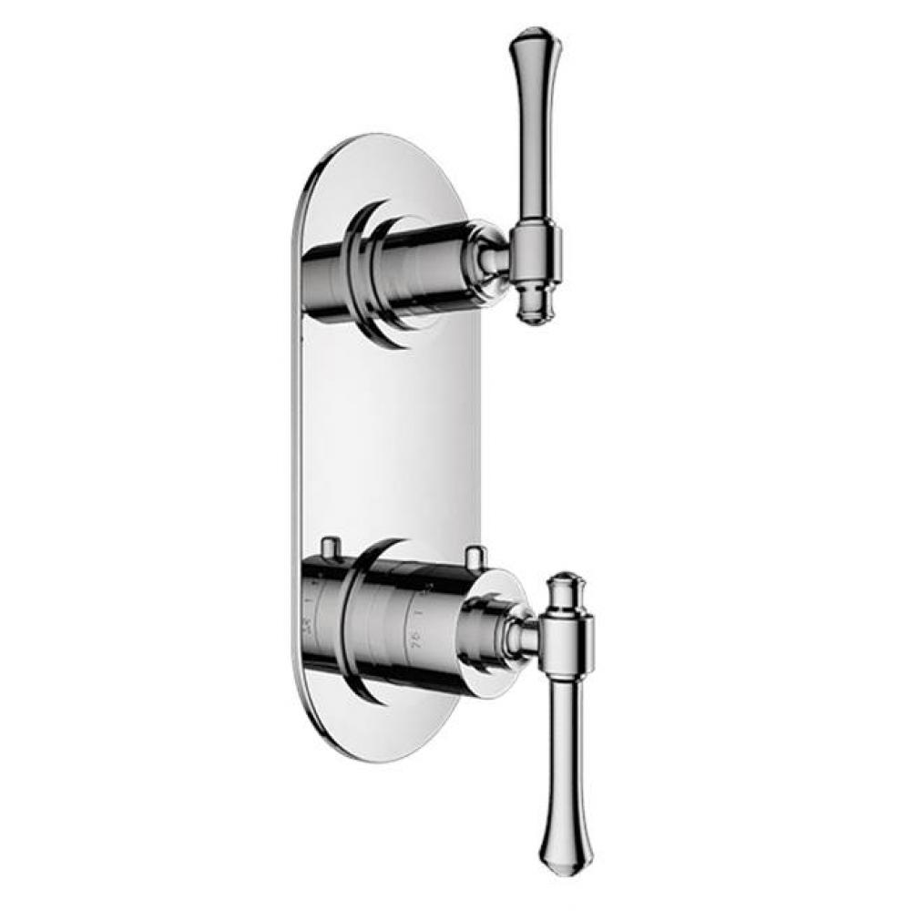 TRIM (Shared Function) - 1/2'' Thermostatic Trim with Volume Control and 2-Way Diverter