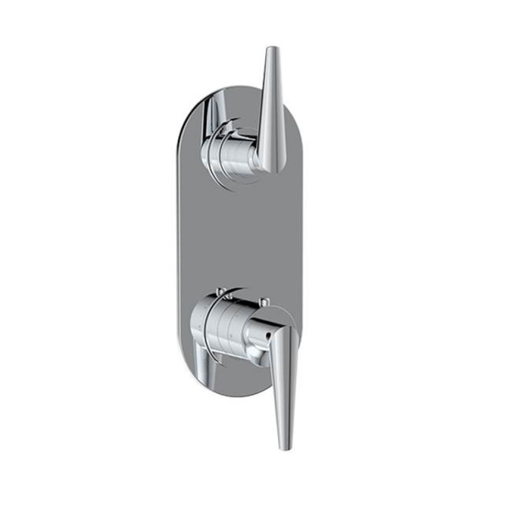 TRIM (Shared Function) - 1/2'' Thermostatic Trim with Volume Control and 2-Way Diverter