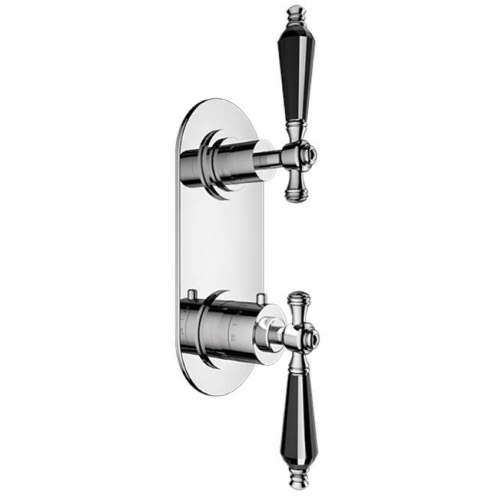 TRIM (Non-Shared Function) - 1/2'' Thermostatic Trim with Volume Control and 2-Way Diver