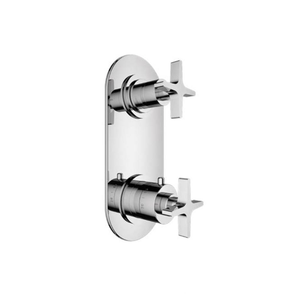 TRIM (Shared Function) - 1/2'' Thermostatic Trim with Volume Control and 2-Way Diverter