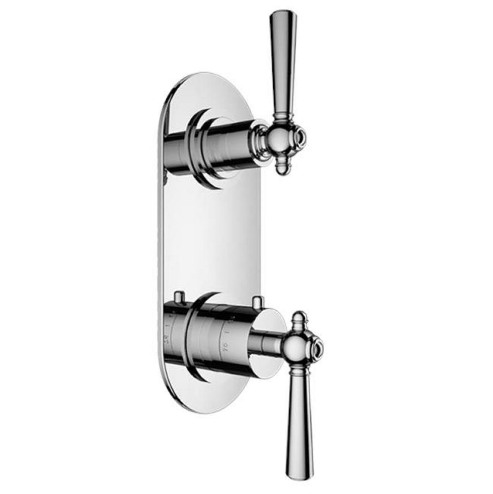 TRIM (Non-Shared Function) - 1/2'' Thermostatic Trim with Volume Control and 3-Way Diver