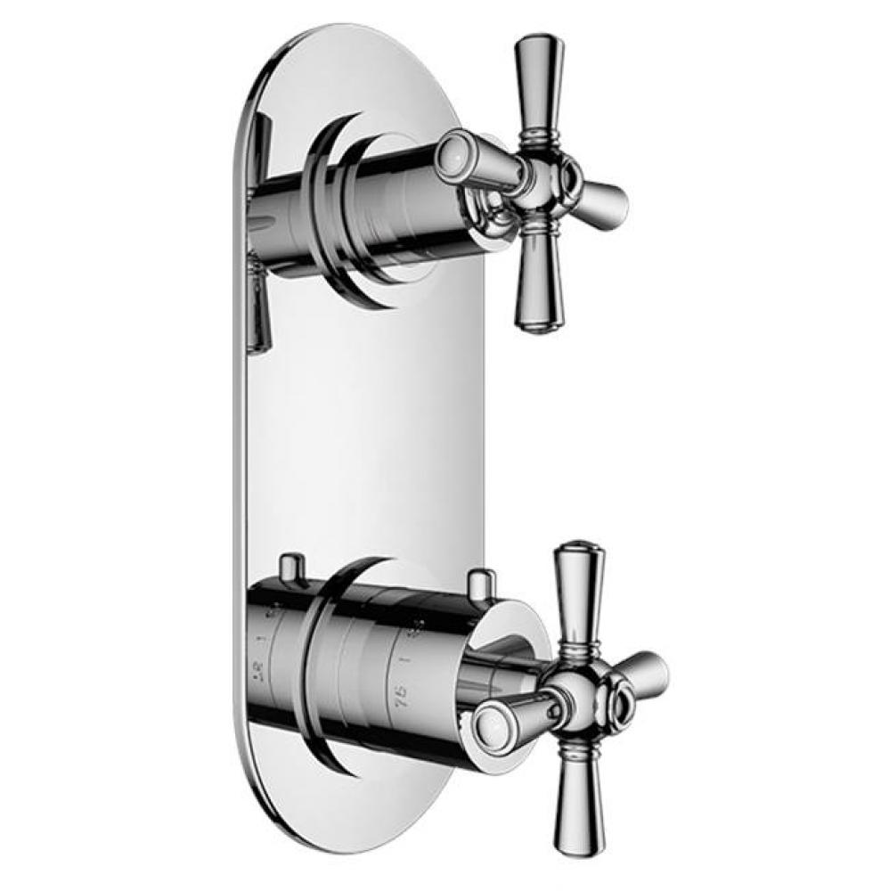 TRIM (Shared Function) - 1/2'' Thermostatic Trim with Volume Control and 3-Way Diverter