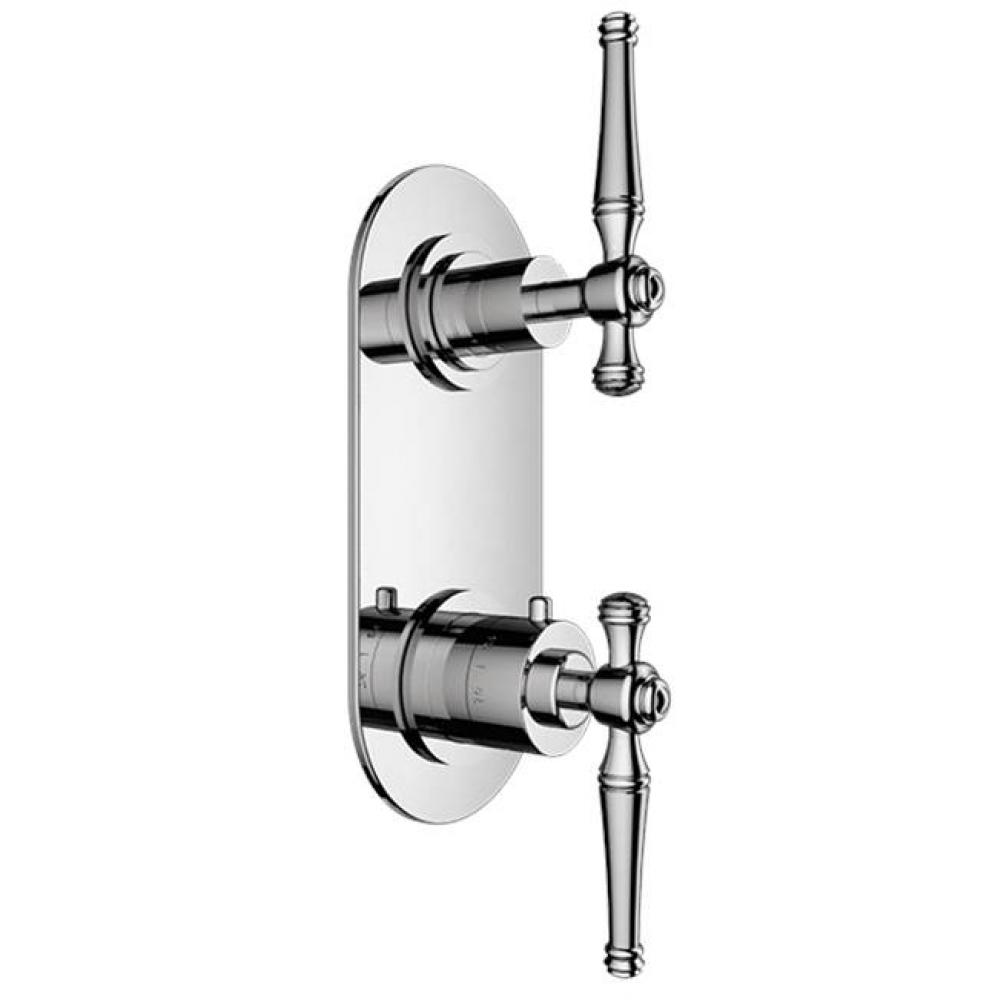 TRIM (Non-Shared Function) - 1/2'' Thermostatic Trim with Volume Control and 2-Way Diver