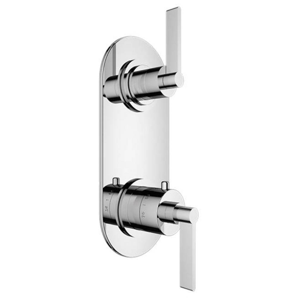 TRIM (Shared Function) - 1/2'' Thermostatic Trim with Volume Control and 2-Way Diverter