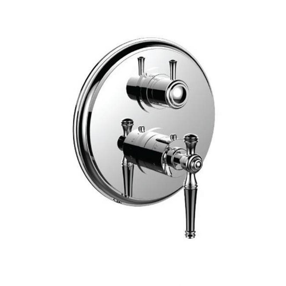 1/2'' Thermostatic Trim W/ Kl Handle And 3-Way Diverter (Non-Shared) - (Uses Th-8310 Val